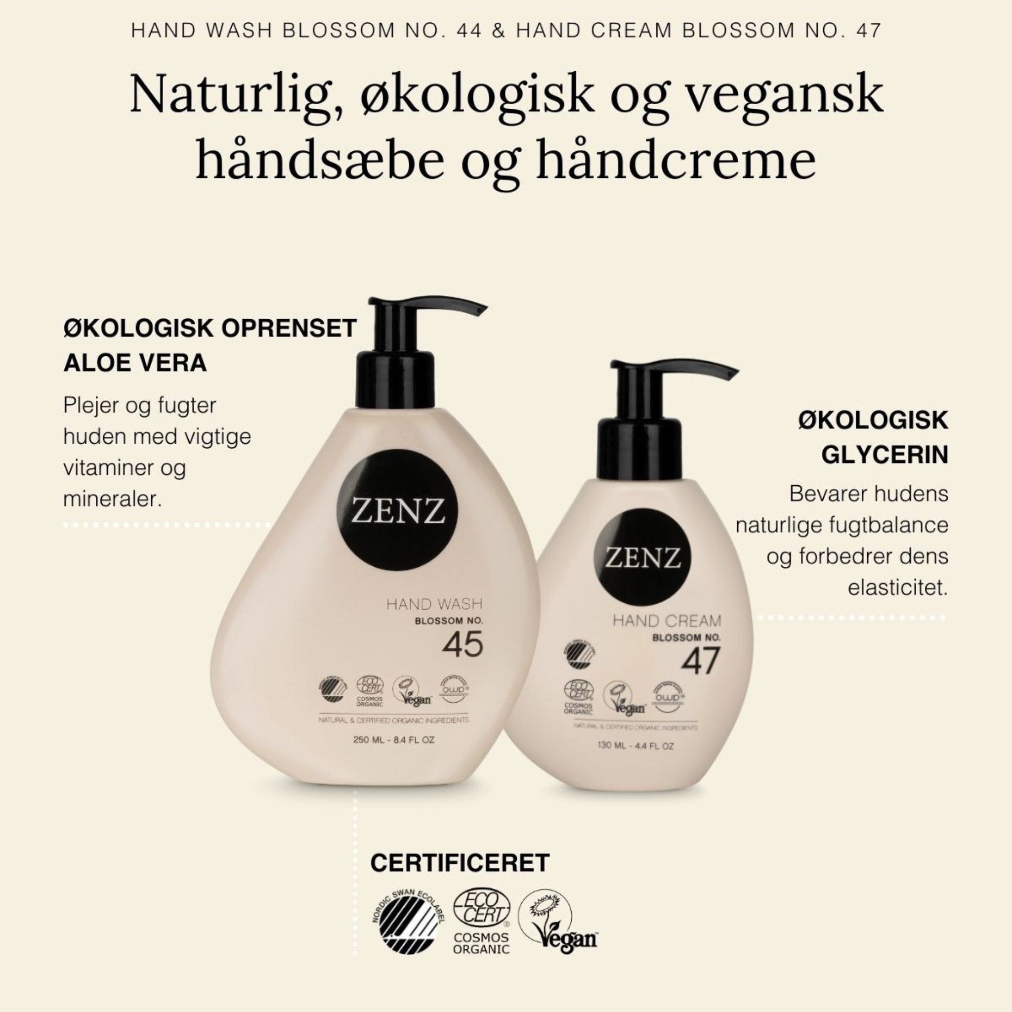 Hand Wash Blossom no. 45 (250 ml) - ZENZ Organic Products (DK)