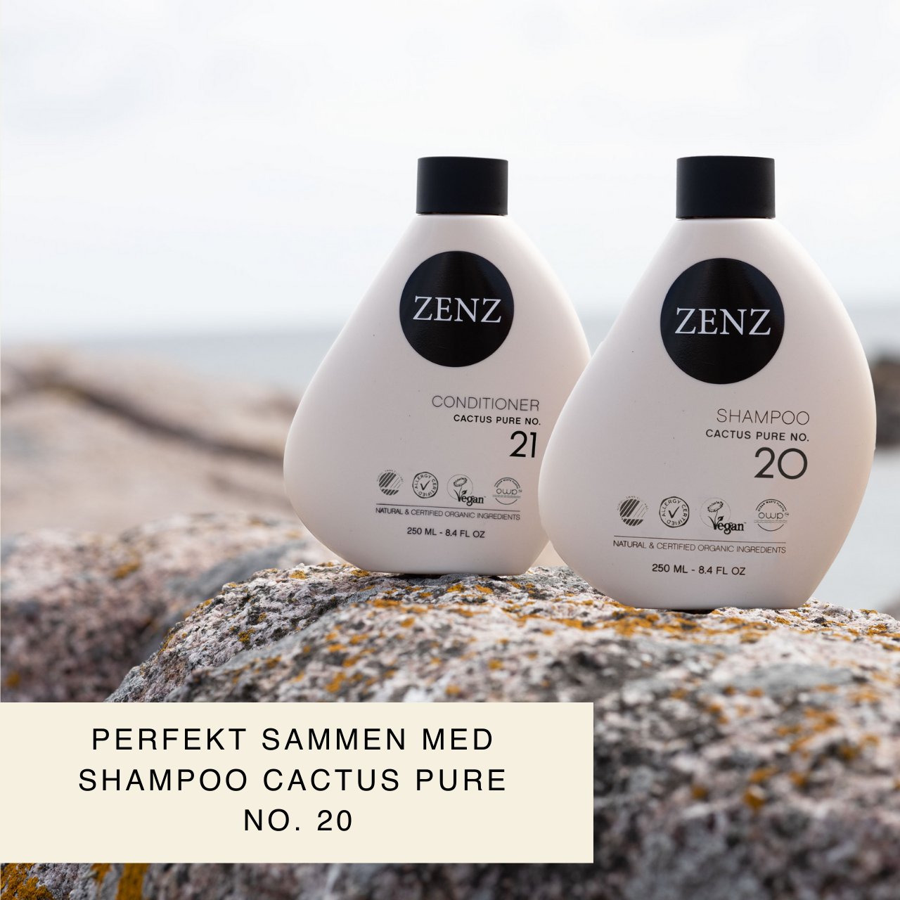 Shampoo Cactus Pure no. 20 (250 ml) - ZENZ Organic Products (DK)